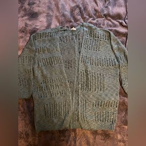 BucketList Teal Oversized Sweater Cardigan Size L